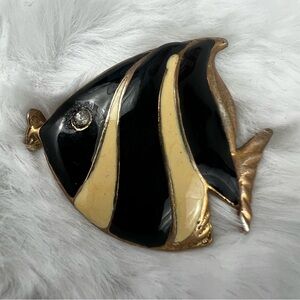 Vintage Tropical Fish Brooch